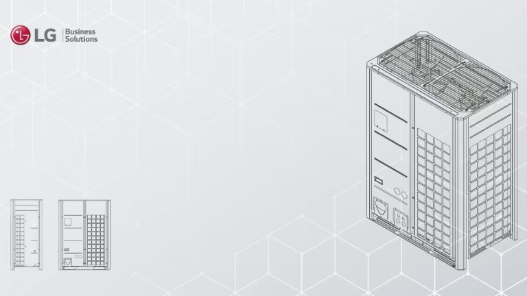 Solución HVAC de flujo de refrigerante variable (VRF)